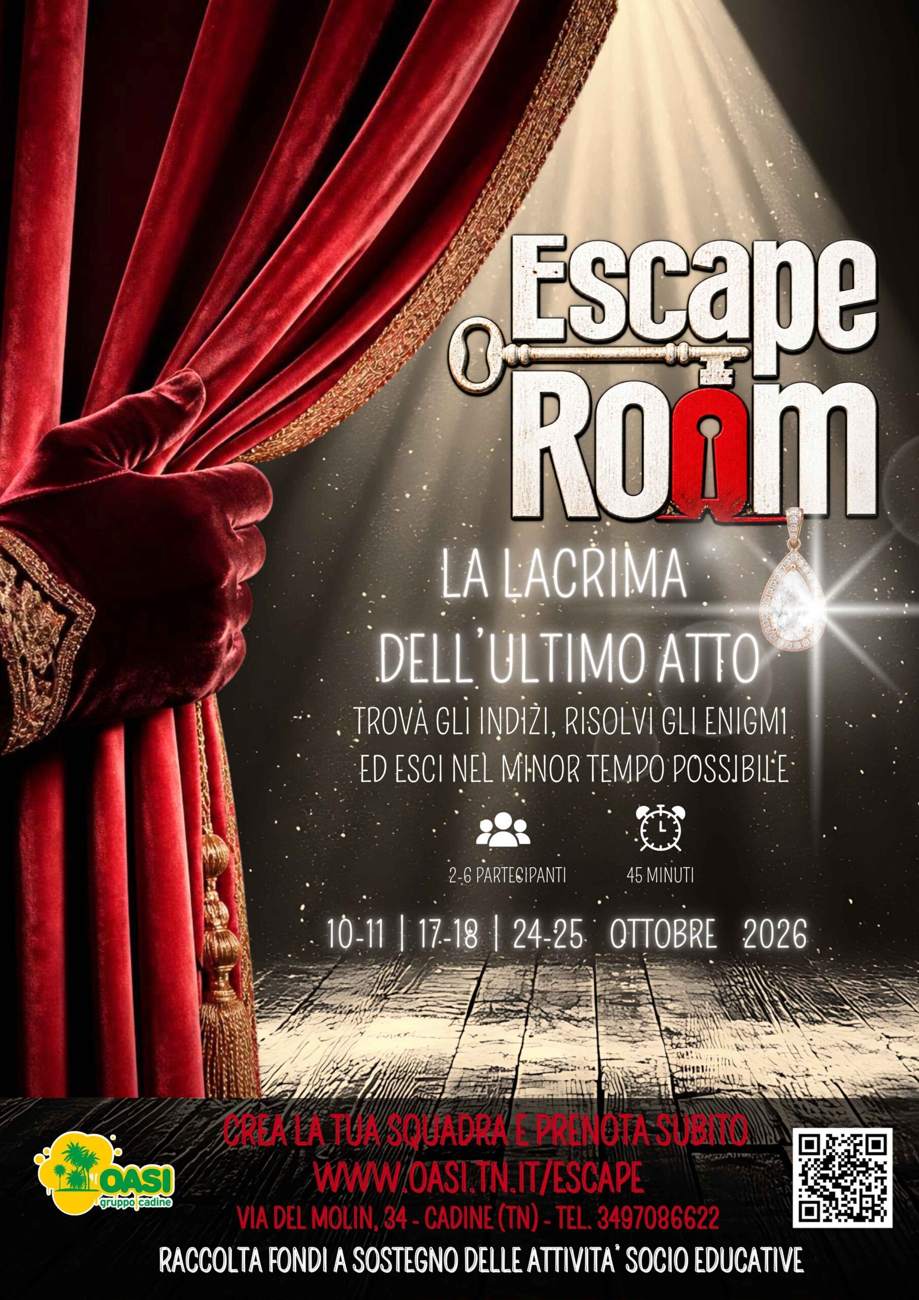 Escape Room 2026 — La Lacrima dell’ultimo atto
